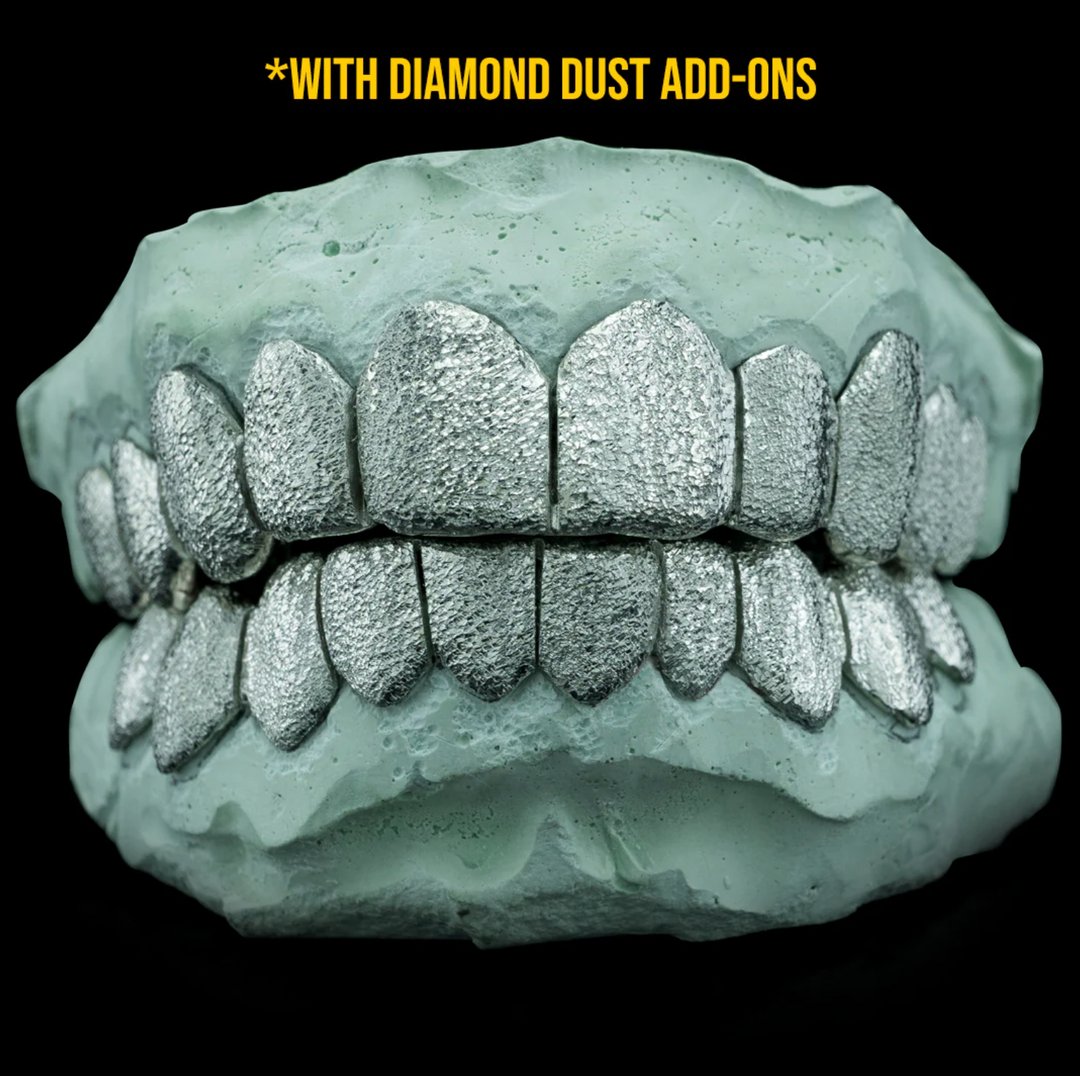 Solid Double Cap Gold Tooth Grillz