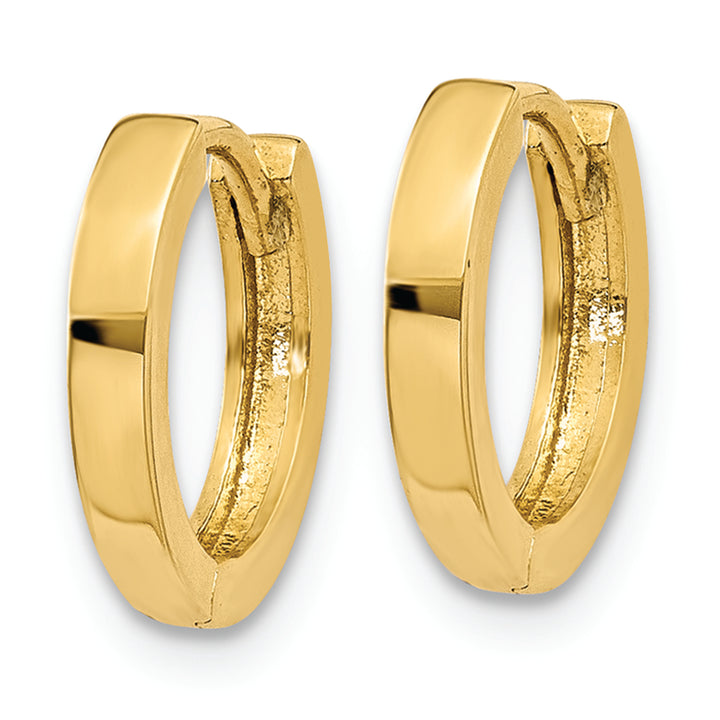 14k Round Hinged Hoop Earrings
