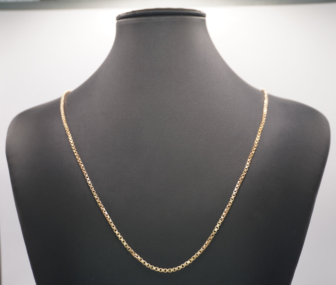 10K YELLOW GOLD BOX CHAIN