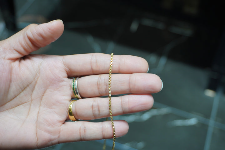 10K YELLOW GOLD BOX CHAIN