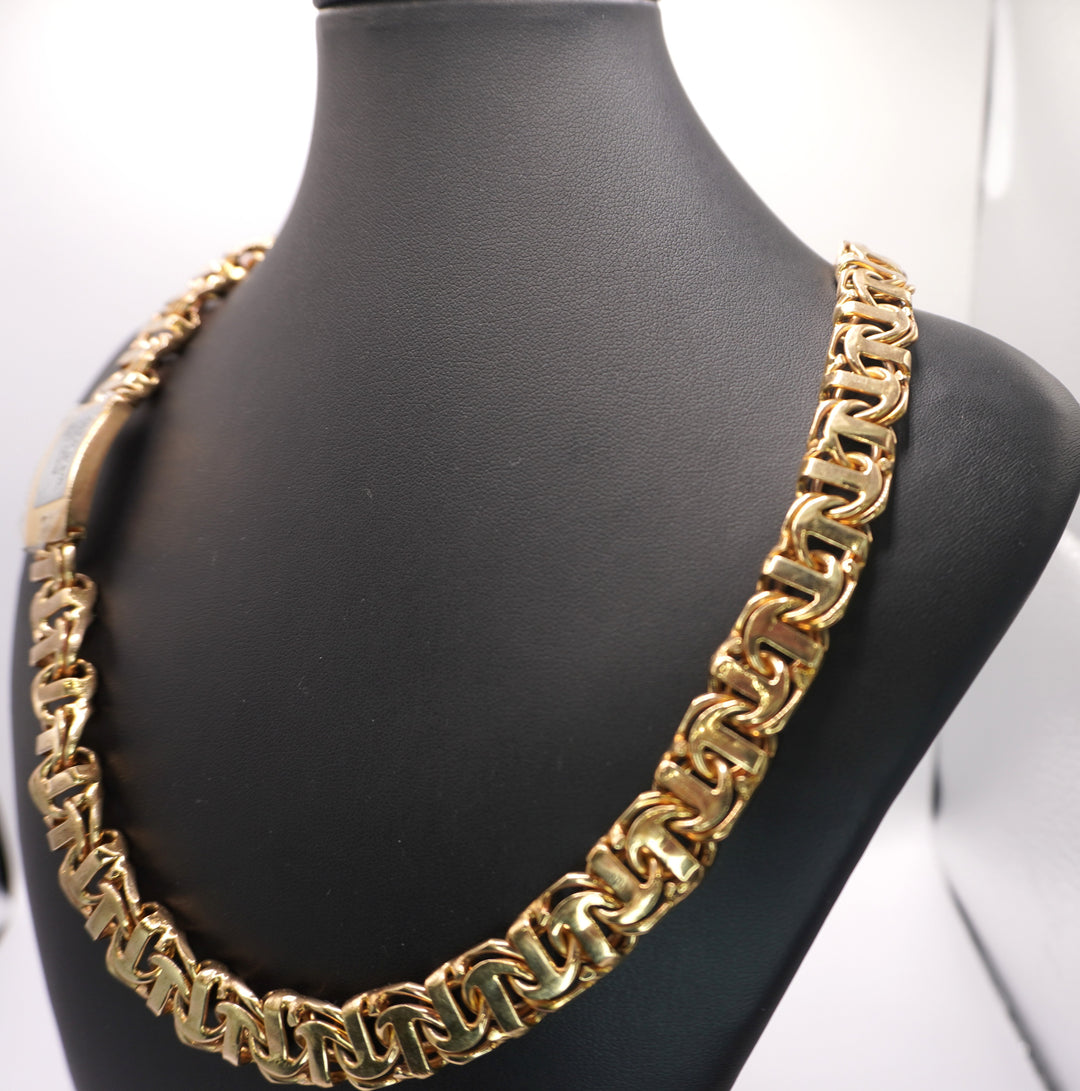 10K GOLD CHINO LINK NECKLACE