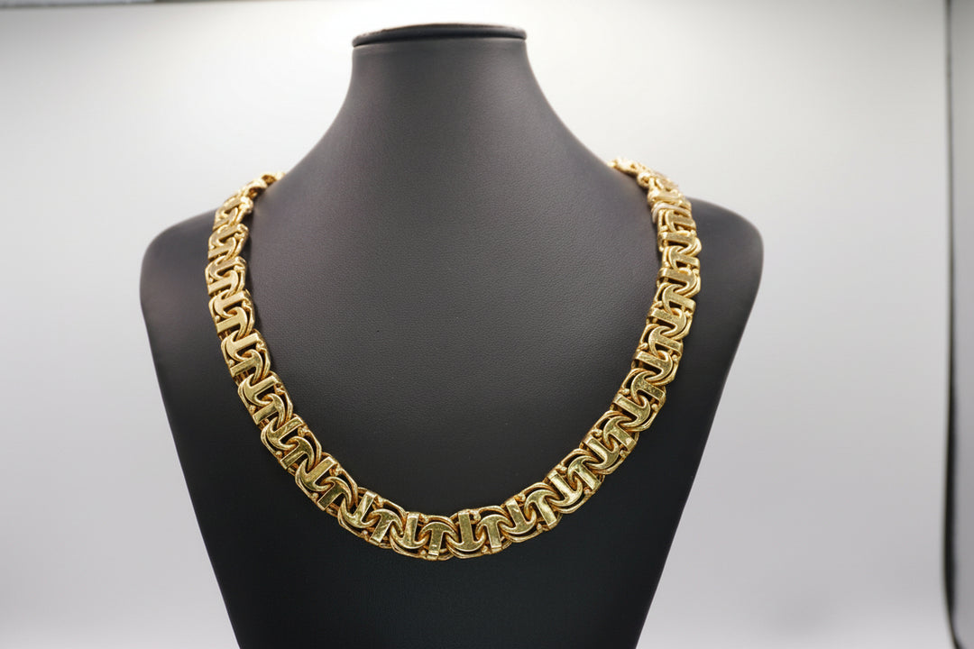 10K GOLD CHINO LINK NECKLACE