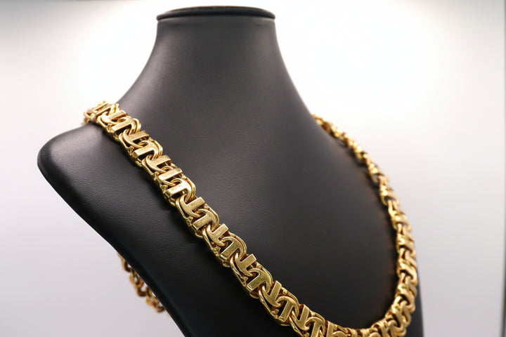 10K GOLD CHINO LINK NECKLACE