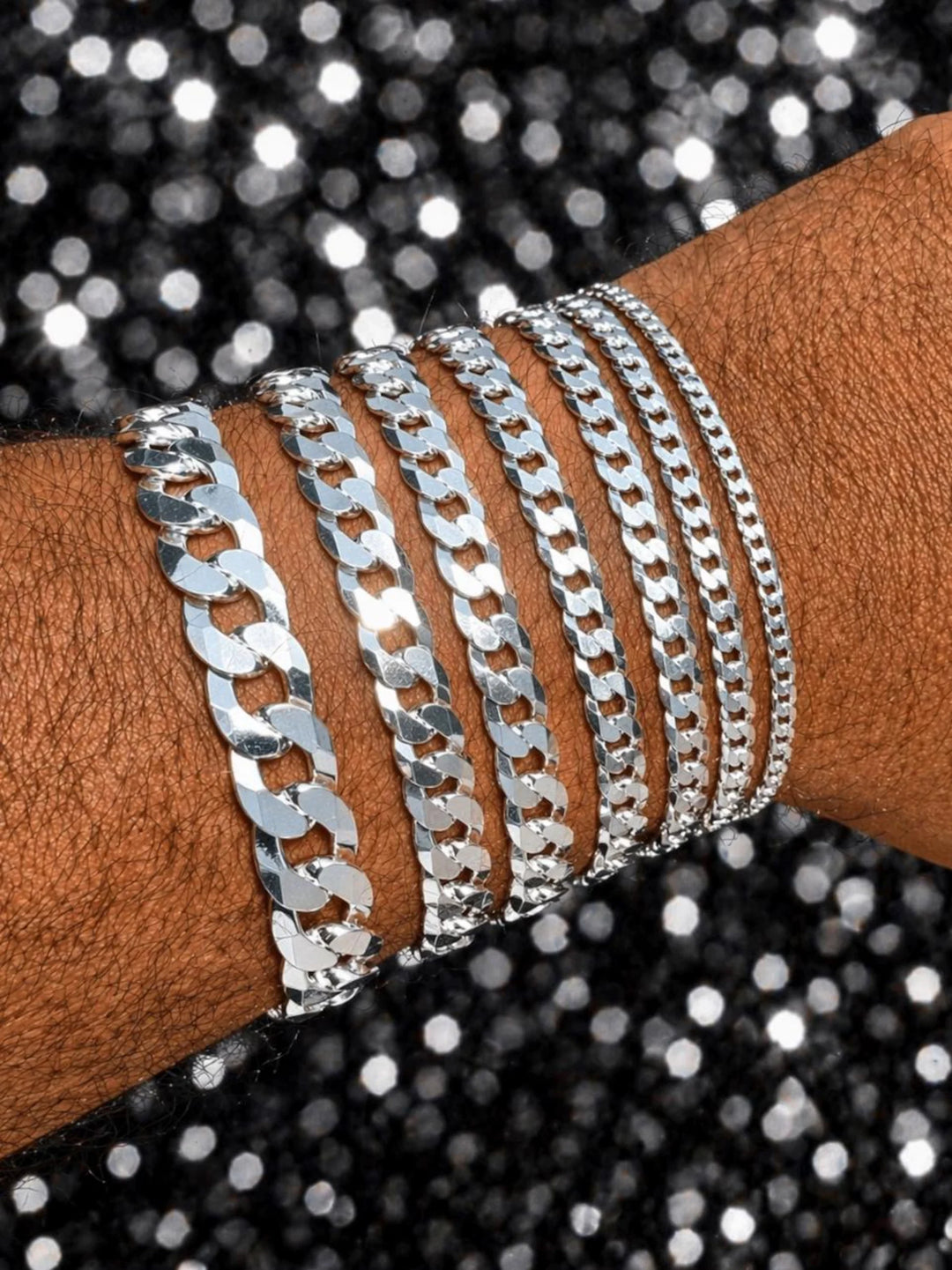 925 STERLING SILVER CUBAN BRACELETS