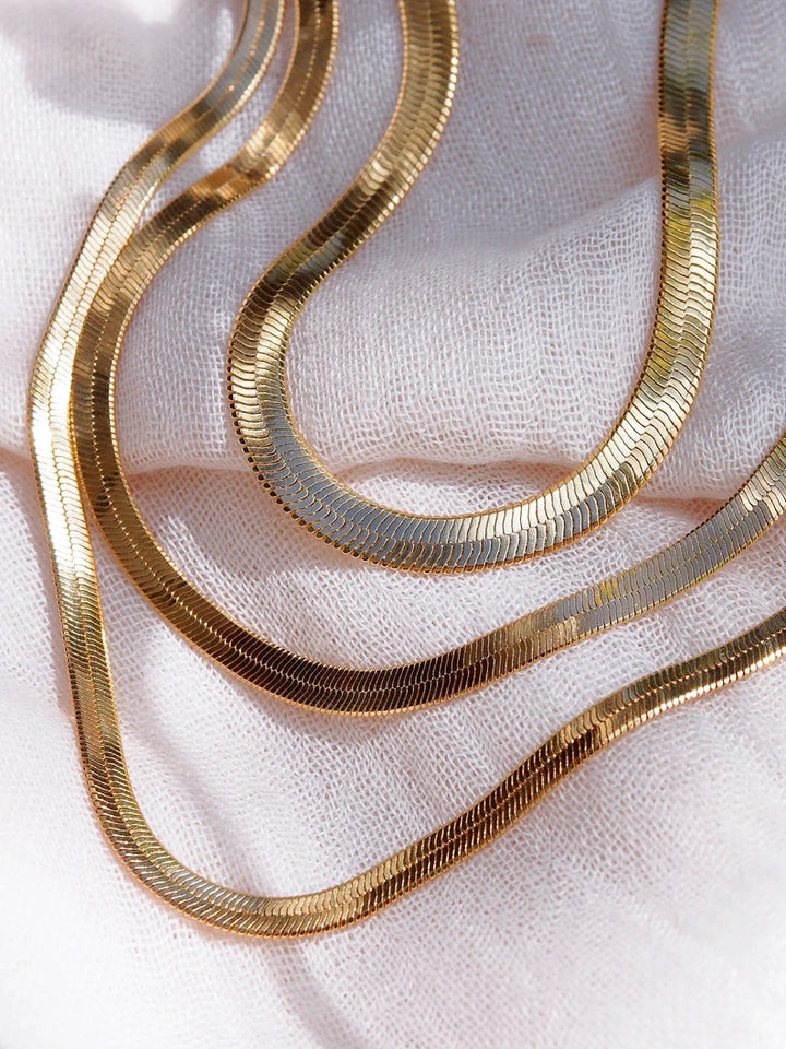 GOLD HERRINGBONE CHAINS 10K