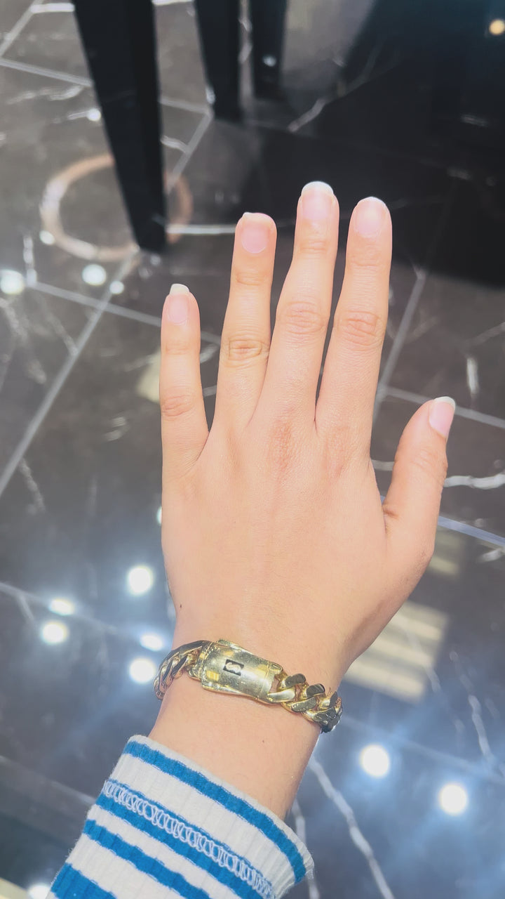 10K MONACO BRACELET