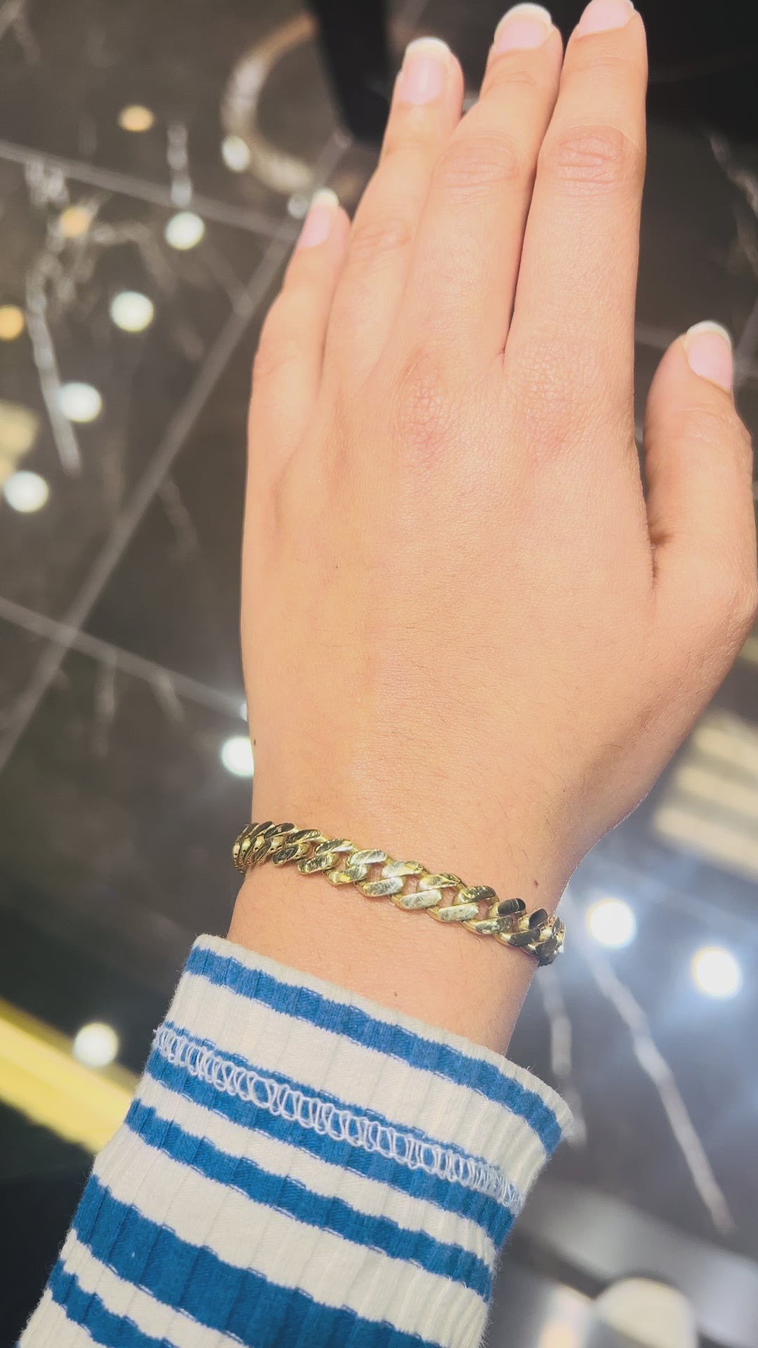 10K Y/G MIAMI CUBAN BRACELET