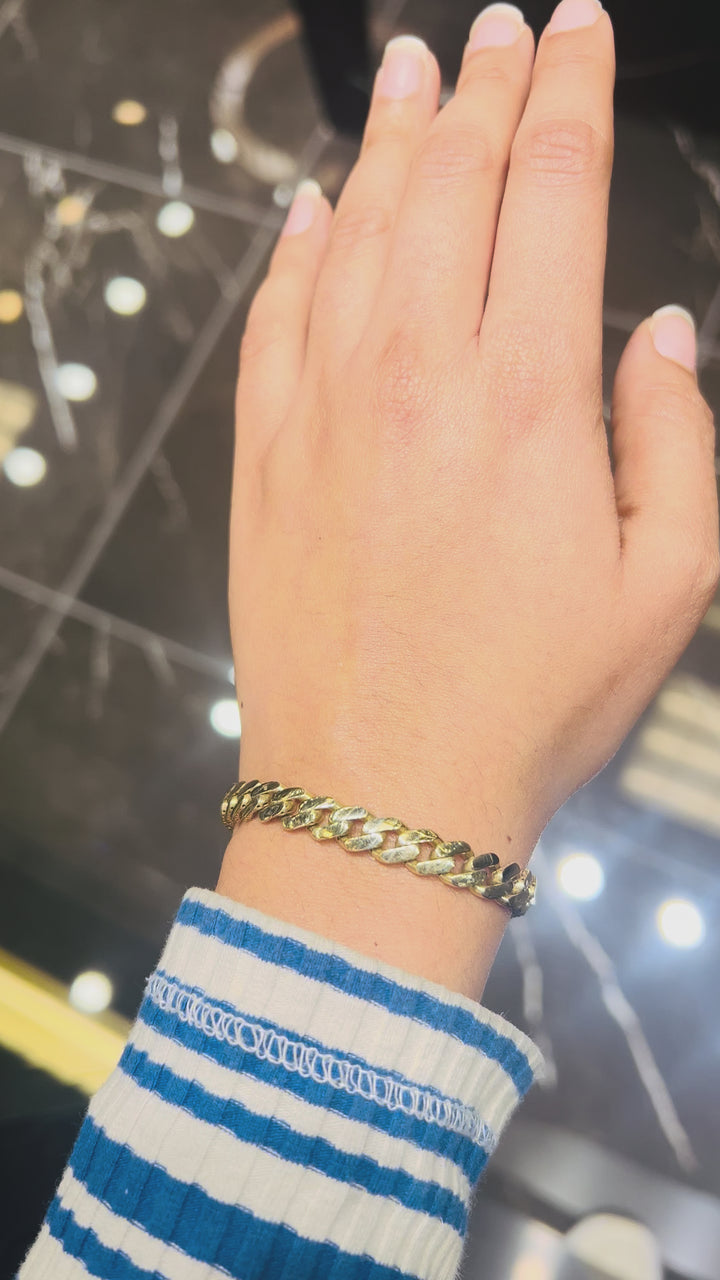 10K Y/G MIAMI CUBAN BRACELET