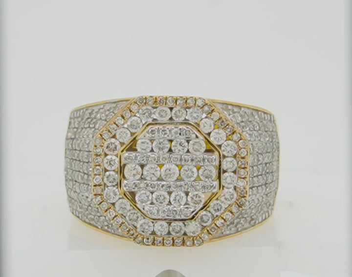 10K YELLOW GOLD 2.24 CTW  DIAMOND RING