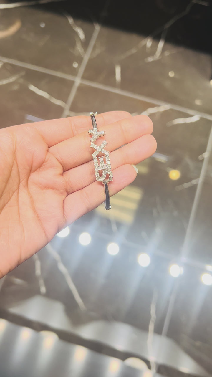 10K WHITE GOLD WITH 1.50 CT DIAMOND SEXY BRACELET