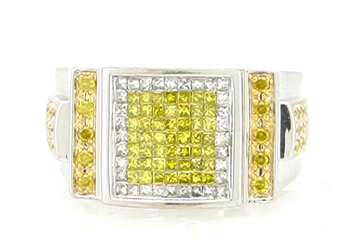 14K W/G 1.50CTW DIAMOND MENS RING