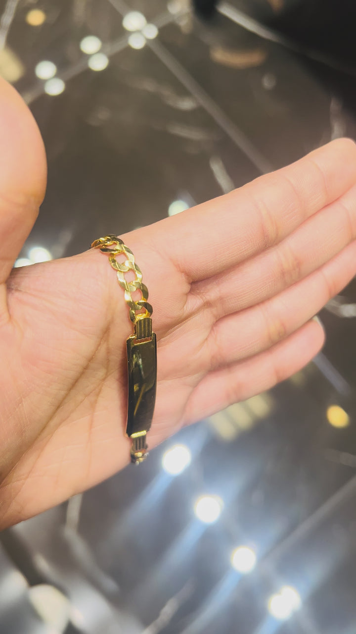 10K ID CUBAN BRACELET