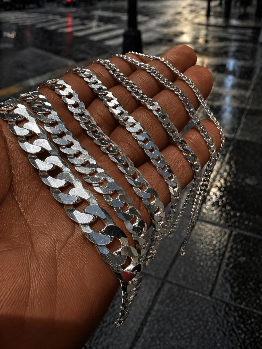 925 STERLING SILVER CUBAN BRACELETS