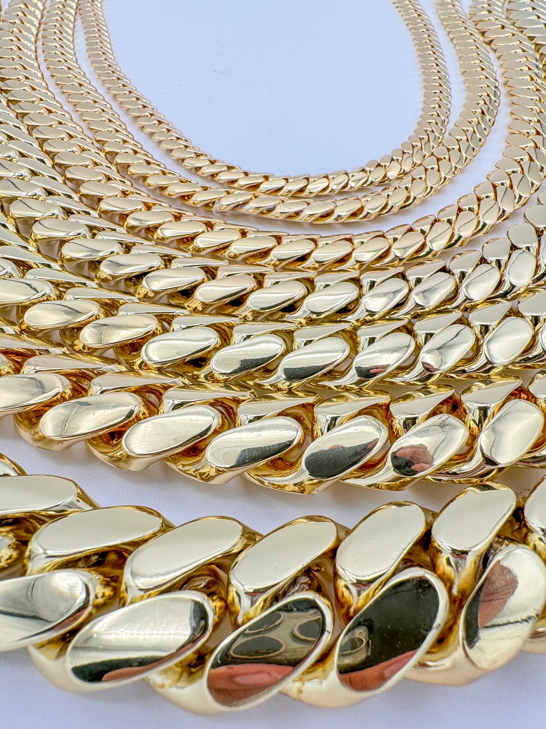 SOLID MIAMI CUBAN 10K /14K YELLOW GOLD BRACELETS